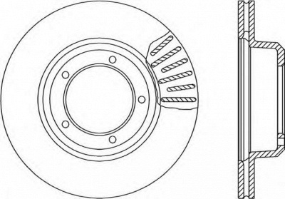 OPEN PARTS bda106420 -  Тормозной диск